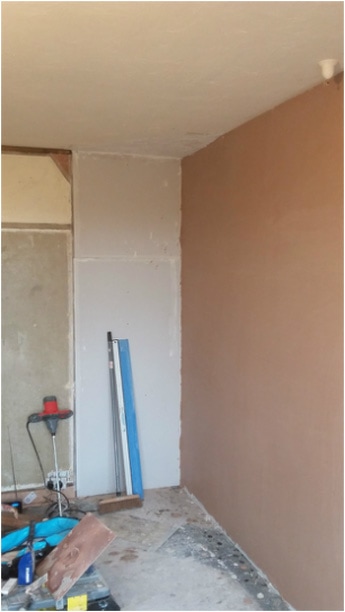 Plastering after chimney breast removal in Pipe Gate