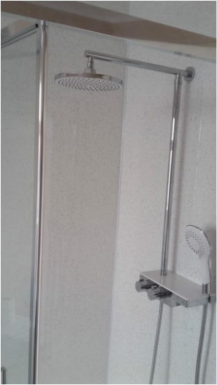 Bathroom installation in Bradwell - shower