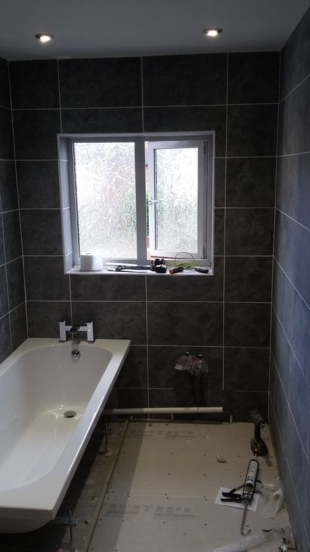 Bathroom installation in Bentley - tiling