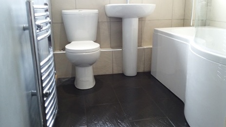 Bathroom installation in Langton - completed job