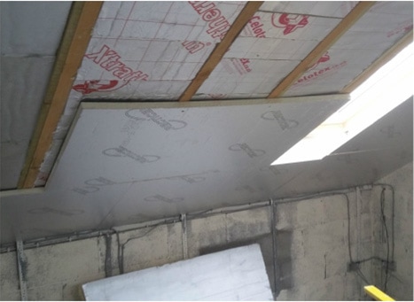 Garage conversion in Mow Cop - insulation