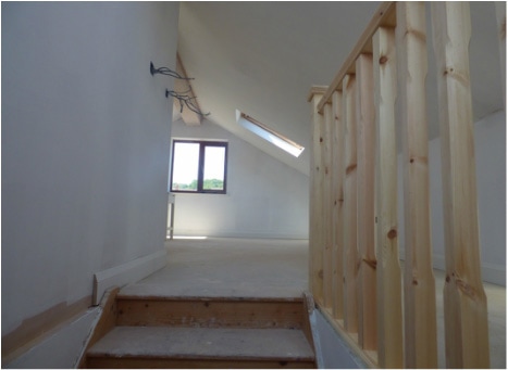Garage conversion in Mow Cop - staircase