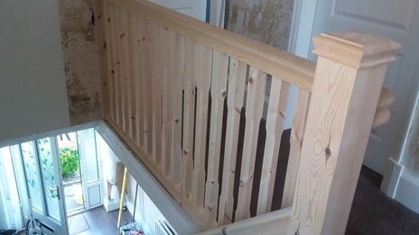 Hand build staircase in Newcastle